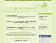 Tablet Screenshot of gluecksstern-restaurant.de